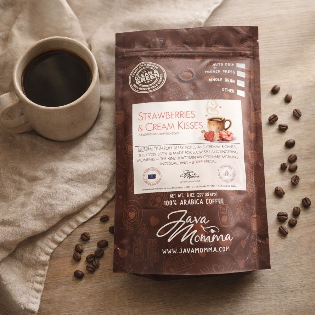 Strawberries & Cream Kisses Coffee | Strawberry Shortcake Inspired