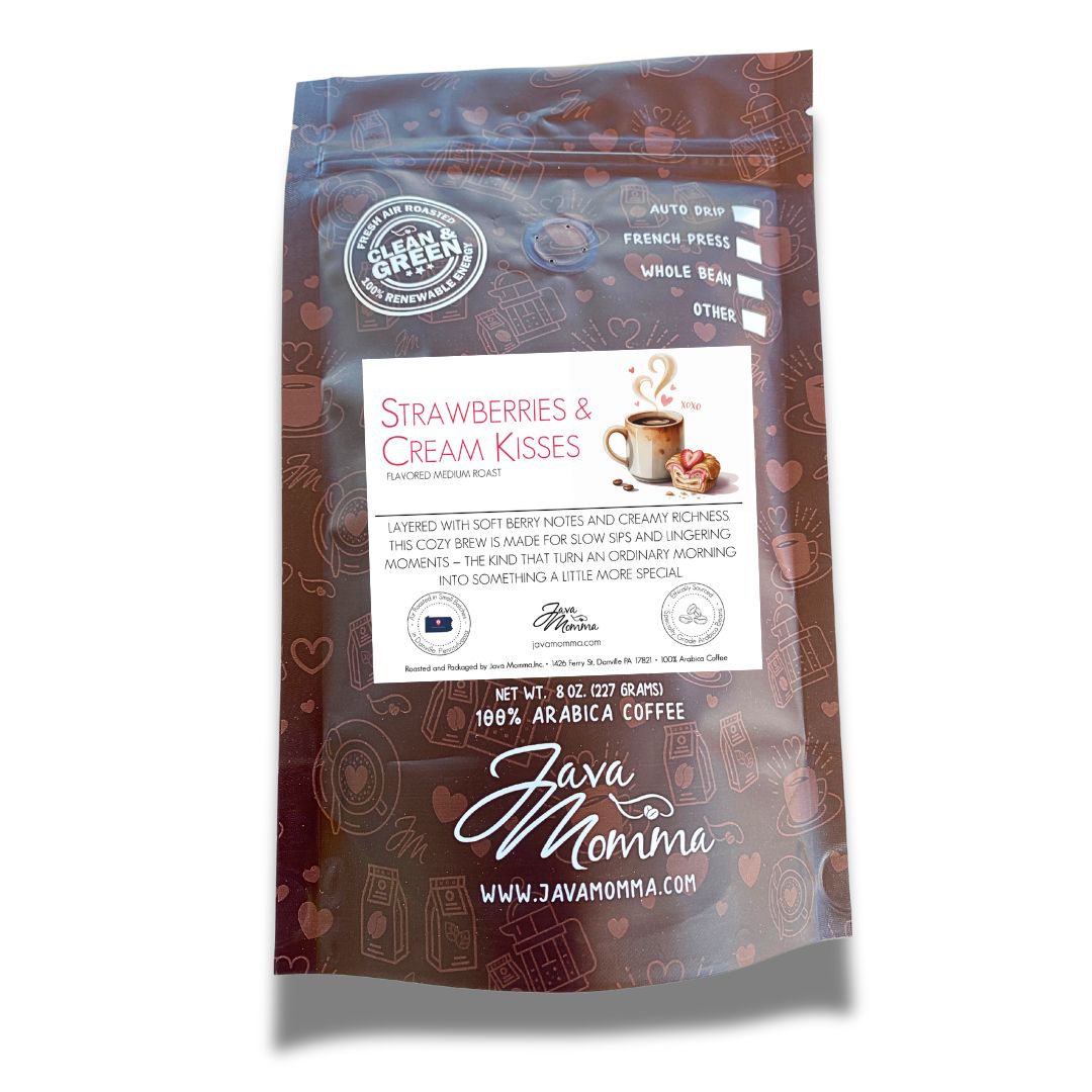 Strawberries & Cream Kisses Coffee | Strawberry Shortcake Inspired