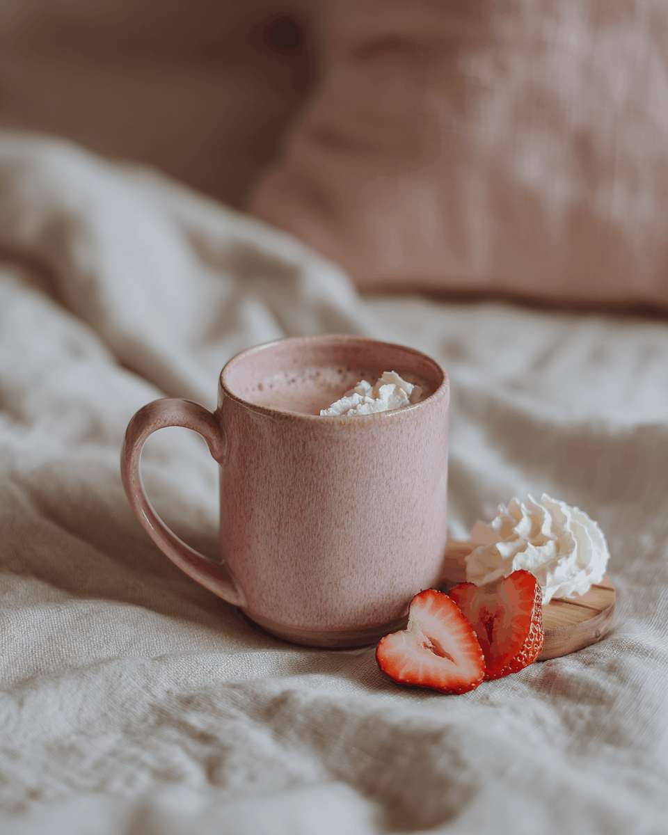 Strawberries & Cream Kisses Coffee | Strawberry Shortcake Inspired