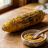 Thumbnail for Street Corn Seasoning Blend on grilled corn with seasoning in a bowl, capturing the essence of street corn.