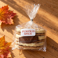 Thumbnail for White Chocolate Pumpkin Spice Stroopies - 6 pack