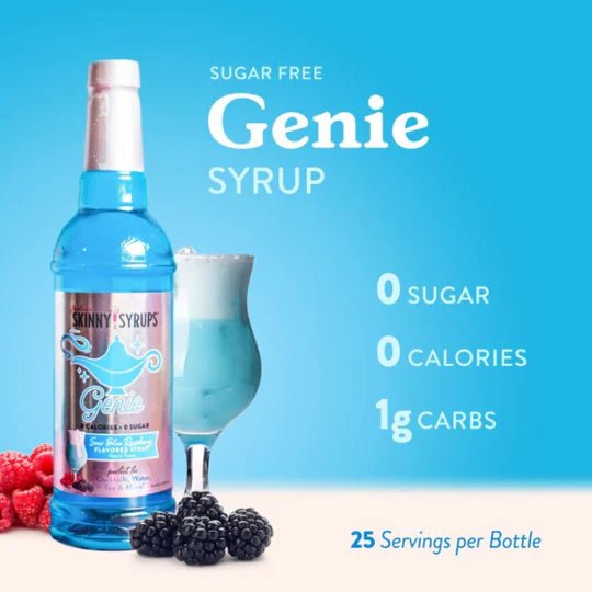 Sugar Free Genie™ Syrup - Sugar Free Sour Blue Raspberry Syrup - Java Momma