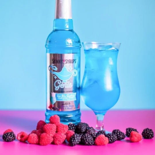 Sugar Free Genie™ Syrup - Sugar Free Sour Blue Raspberry Syrup - Java Momma