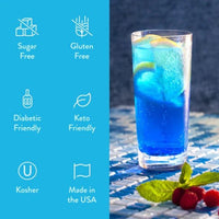 Thumbnail for Sugar Free Genie™ Syrup - Sugar Free Sour Blue Raspberry Syrup - Java Momma