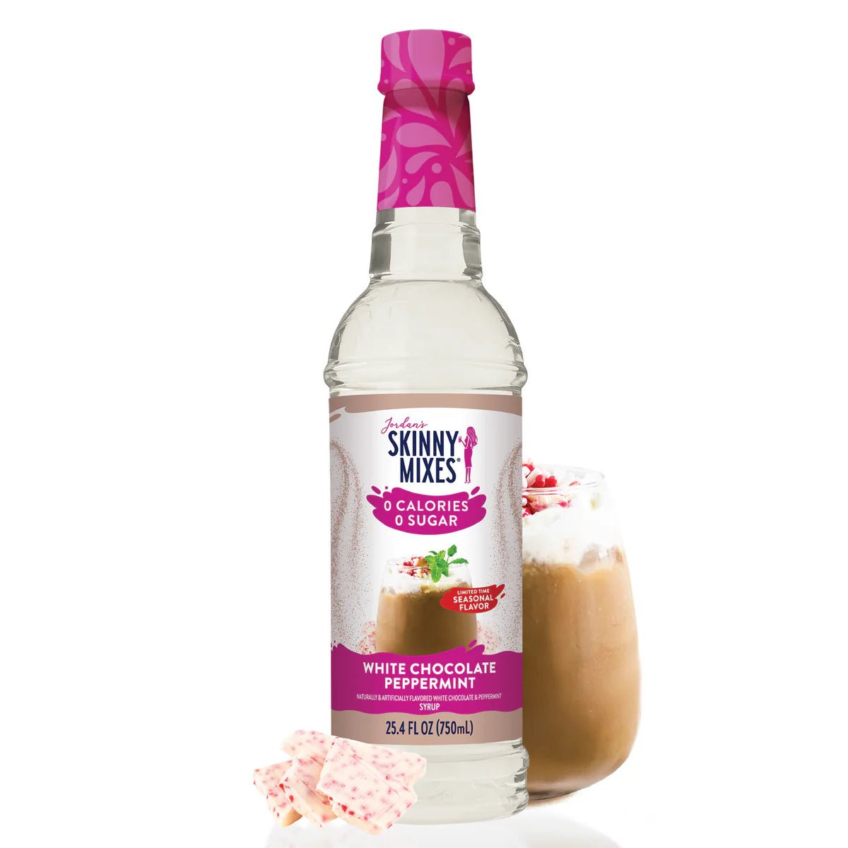 Sugar - Free White Chocolate Peppermint Skinny Syrup – Holiday Magic in Every Drop 🎄❄️ - Java Momma