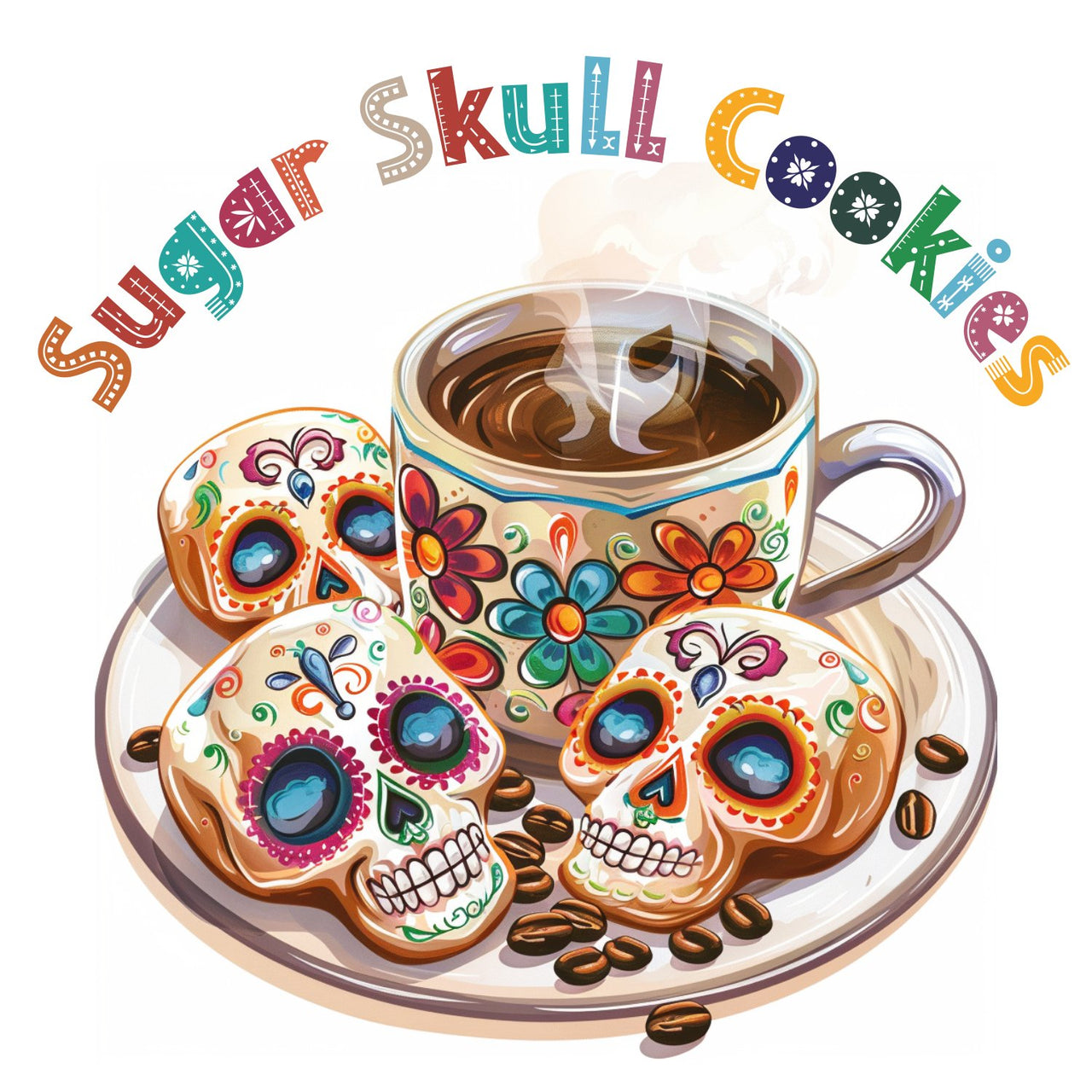 Sugar Skull Cookie Flavored Coffee - Java Momma