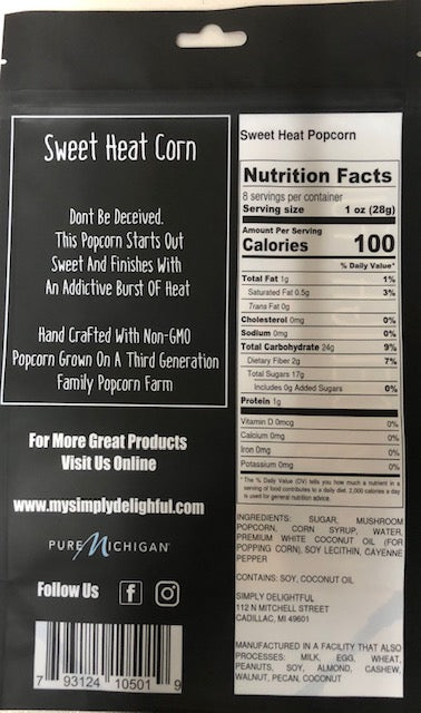 Sweet Heat Popcorn | Simply Delightful Snacks