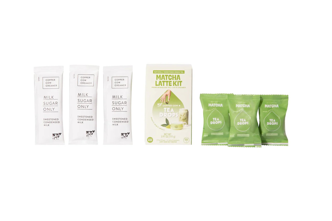 🍵 Matcha Tea Drops® Latte Kit – Smooth, Earthy & Effortless! ☕✨