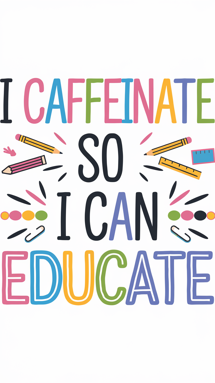 Teacher Appreciation Duo – "I Caffeinate So I Can Educate" Tumbler + Cold Brew Pods
