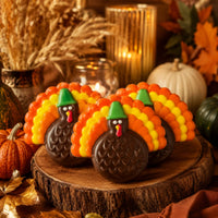Thumbnail for Gourmet Chocolate Molded Oreo® — Turkey, Gift Bag with Bow