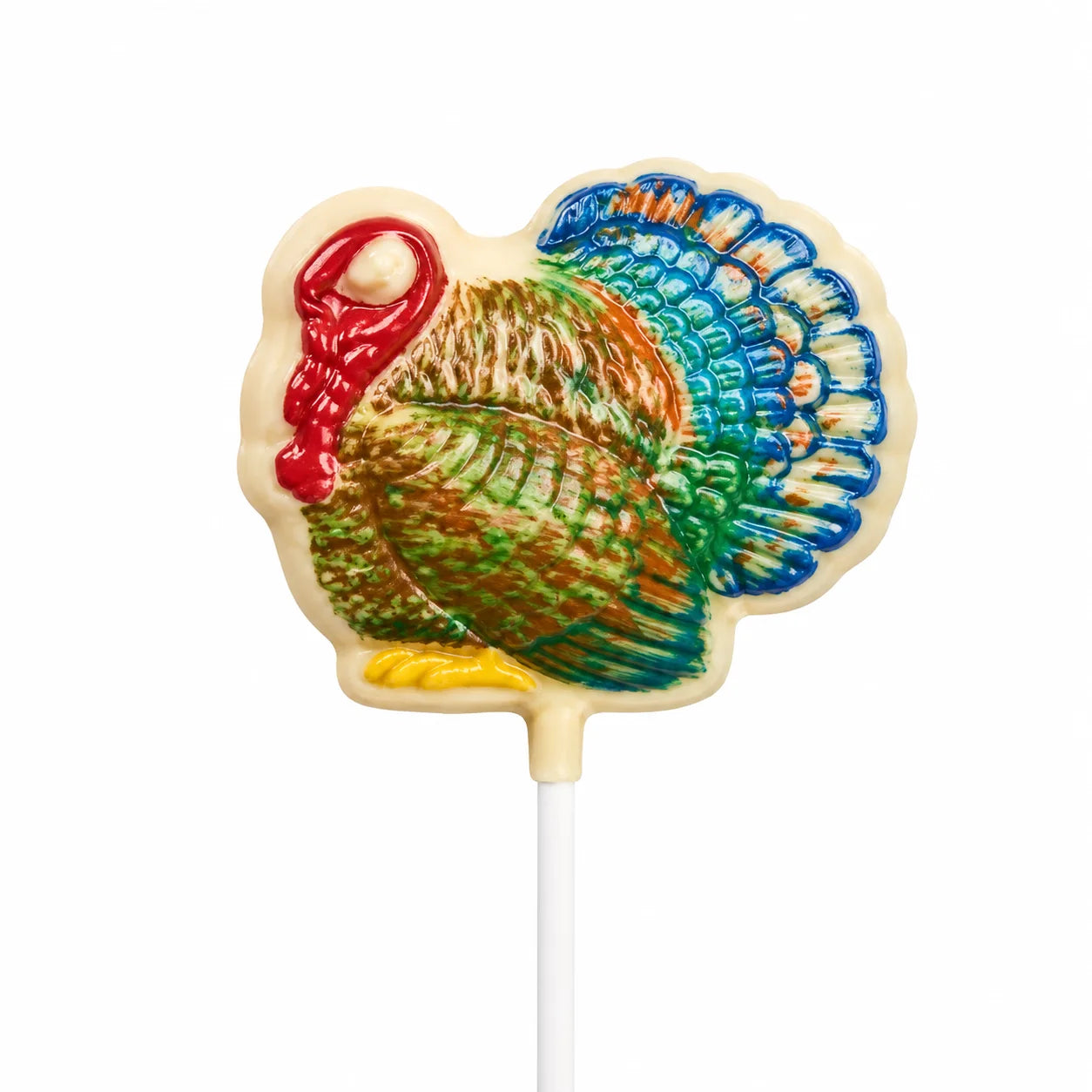 Turkey Round Pollylop® — Chocolate Lollipop - Sensational Sweets