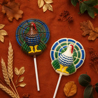 Thumbnail for Turkey with Tail Pollylop® — Chocolate Lollipop - Sensational Sweets