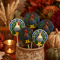 Thumbnail for Turkey with Tail Pollylop® — Chocolate Lollipop - Sensational Sweets