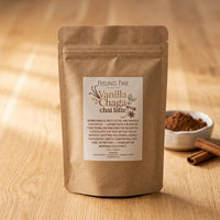 Thumbnail for Vanilla Chaga Chai Latte Drink Mix package featuring warm spices and rich cacao.