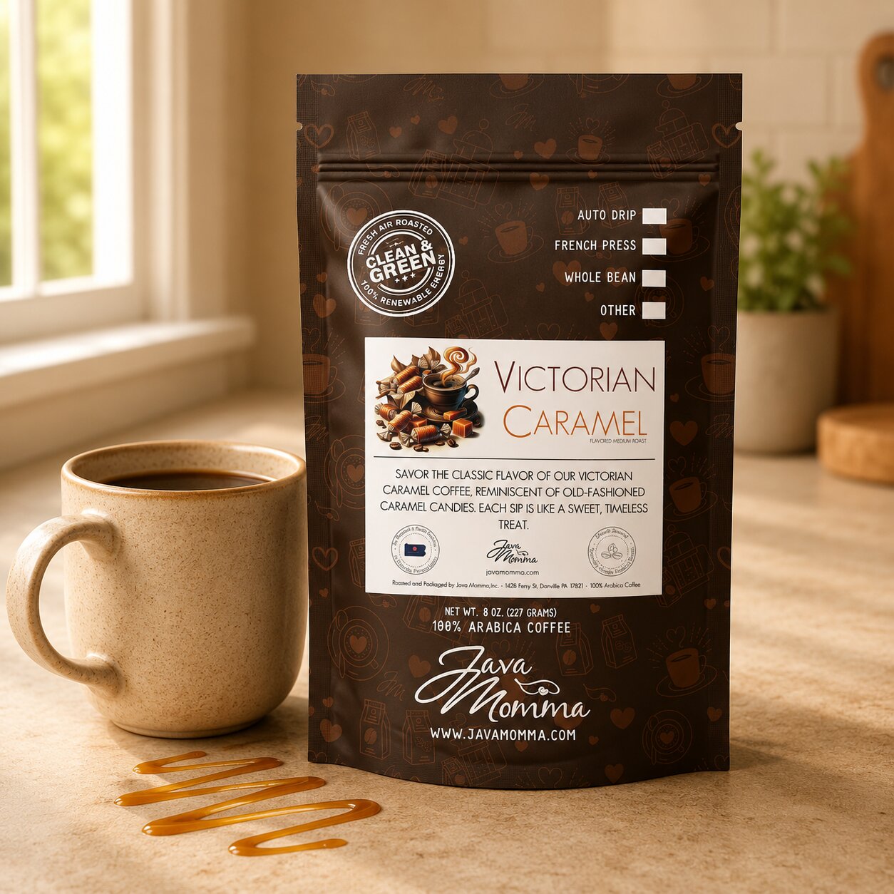 Victorian Caramel Flavored Coffee