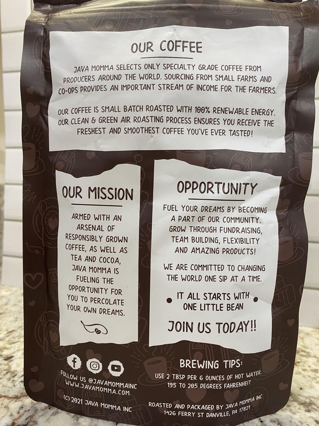 White Chocolate Raspberry Flavored Coffee – Java Momma