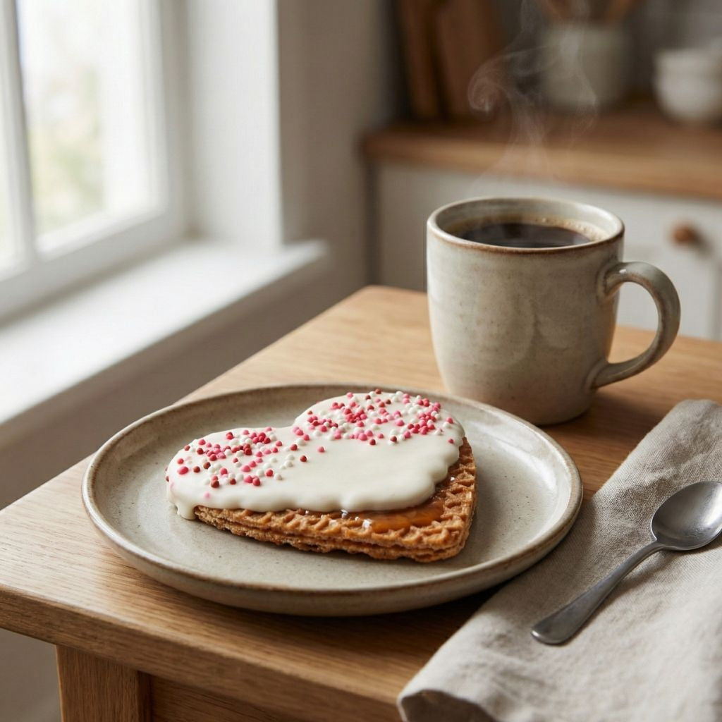 Heart Stroopie Gram – White Chocolate Sprinkle