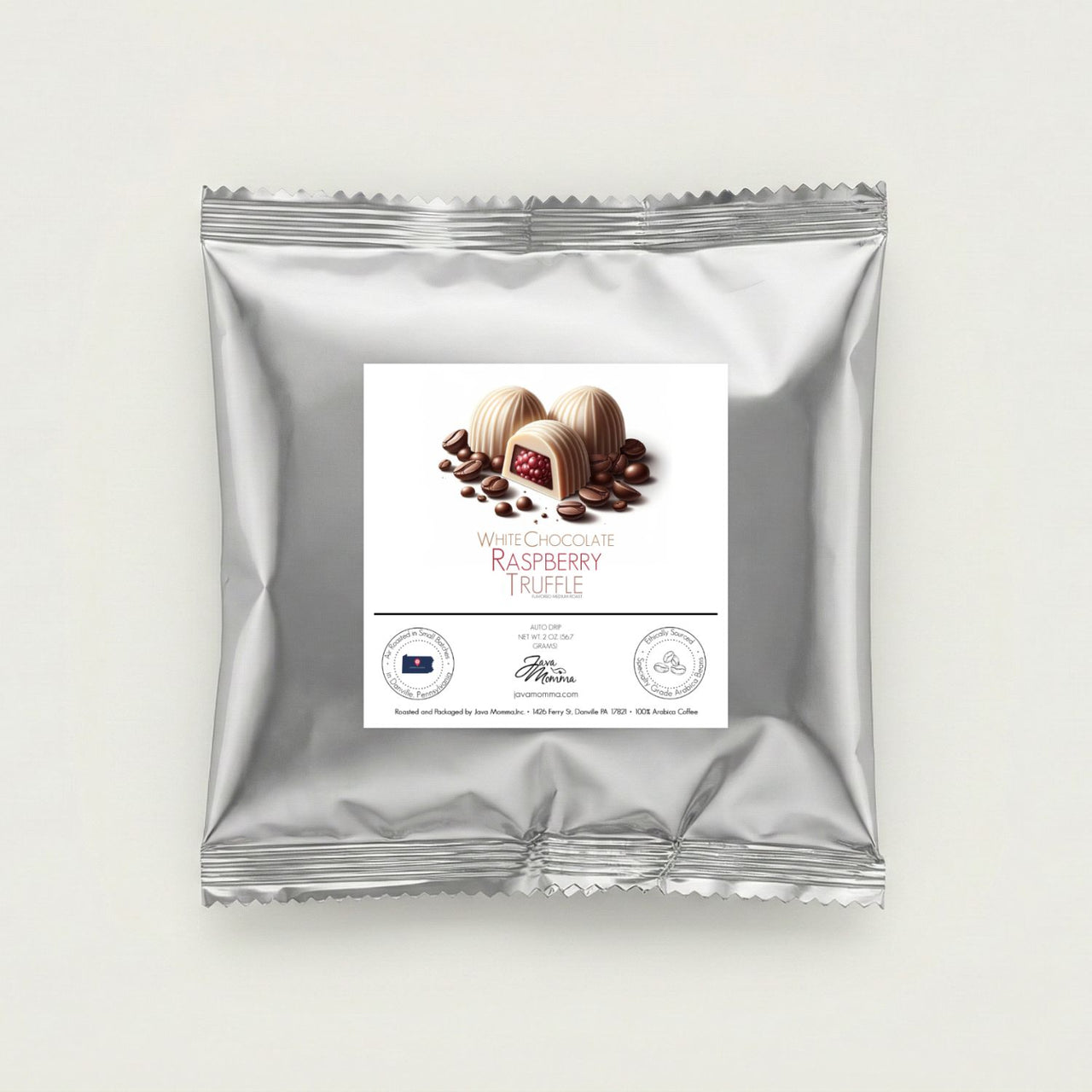 White Chocolate Raspberry Truffle Flavored Coffee