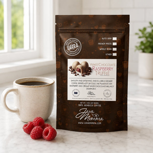 White Chocolate Raspberry Flavored Coffee | Java Momma
