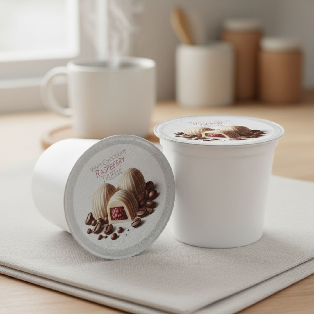 White Chocolate Raspberry Flavored Coffee | Medium Roast Dessert Coffee