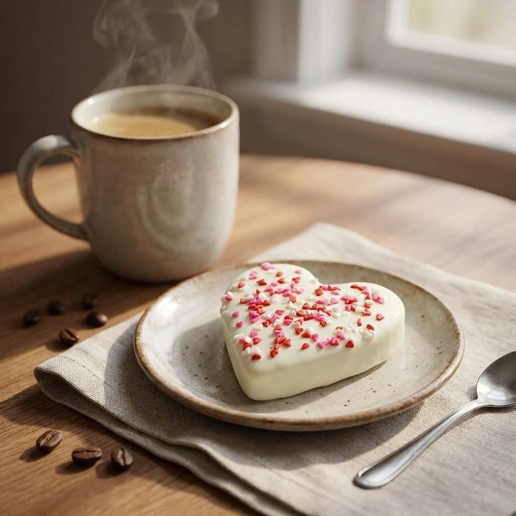 Confetti Heart Marshmallow Topper