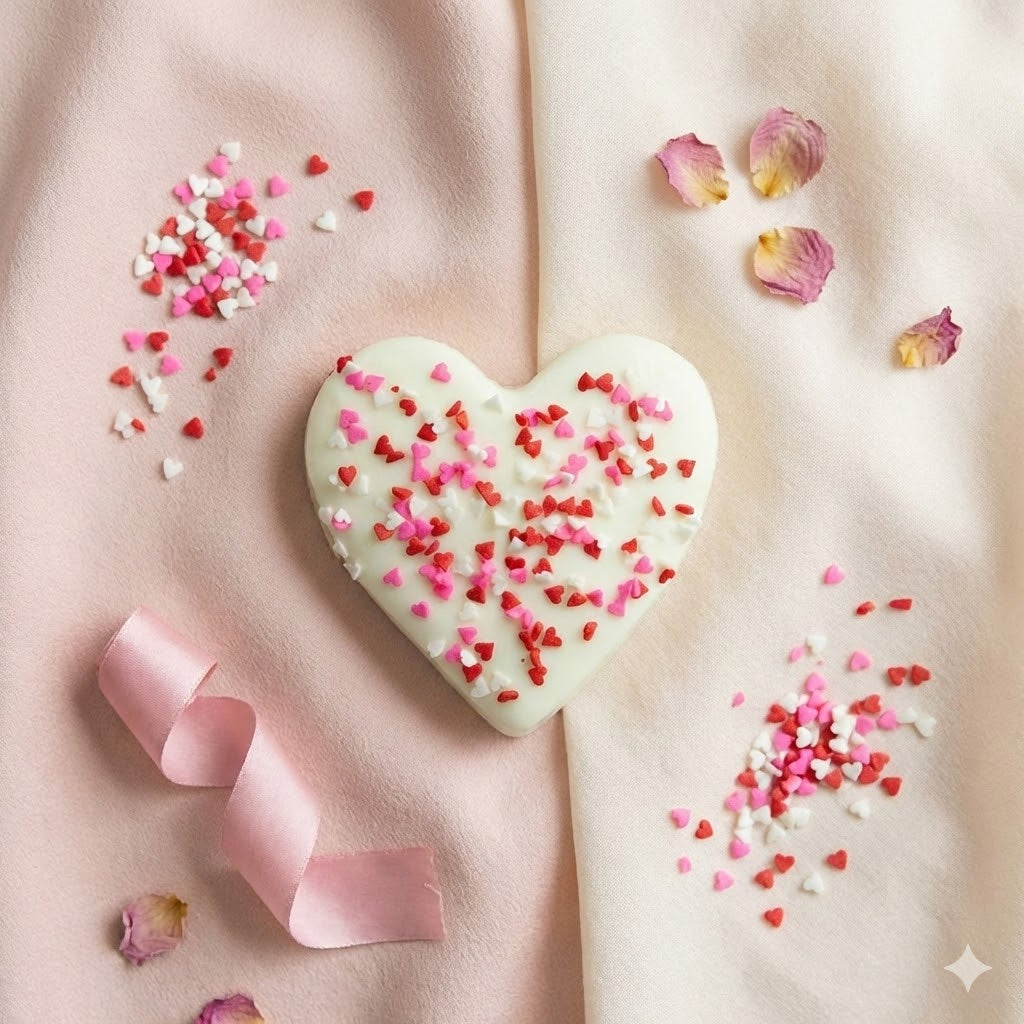 Confetti Heart Marshmallow Topper
