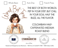 Thumbnail for Wired But Tired - Colombian Medium Roast Half Caffeinated Blend - Java Momma
