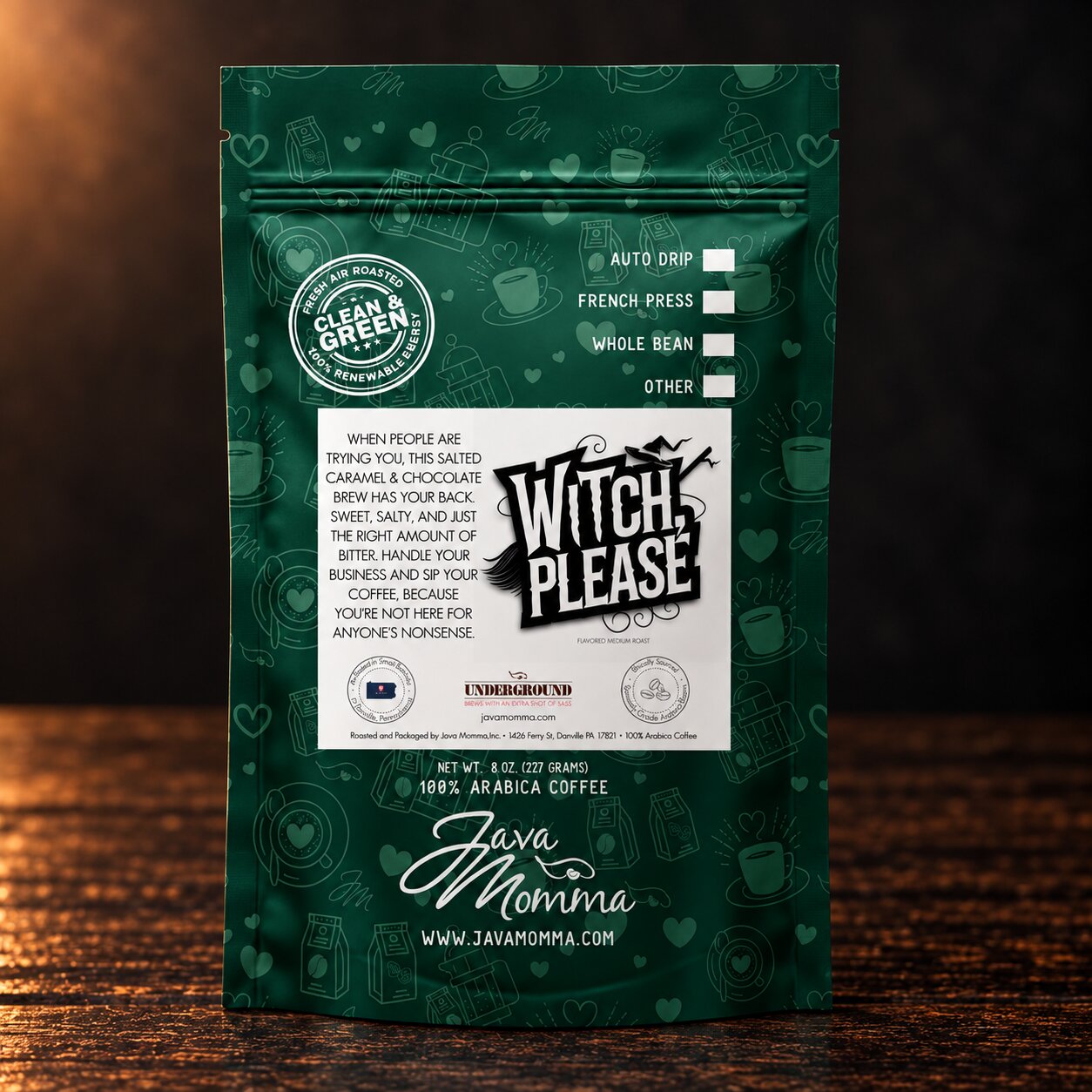 Witch, Please Coffee – Salted Caramel Chocolate Brew | Java Momma