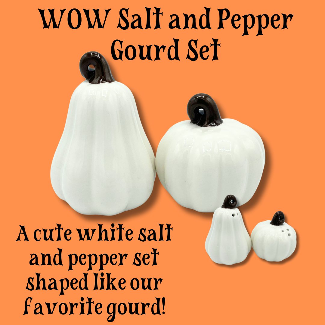 WOW Salt and Pepper Gourd Set - Java Momma