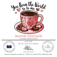 Thumbnail for You Bean the World to Me Valentine - Death by Chocolate Flavored Coffee - Java Momma