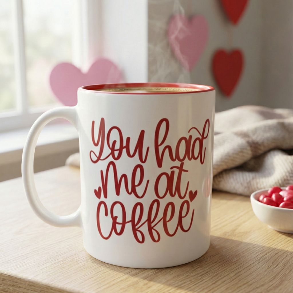 ❤️ You Had Me At Coffee – Valentine’s Day Mug