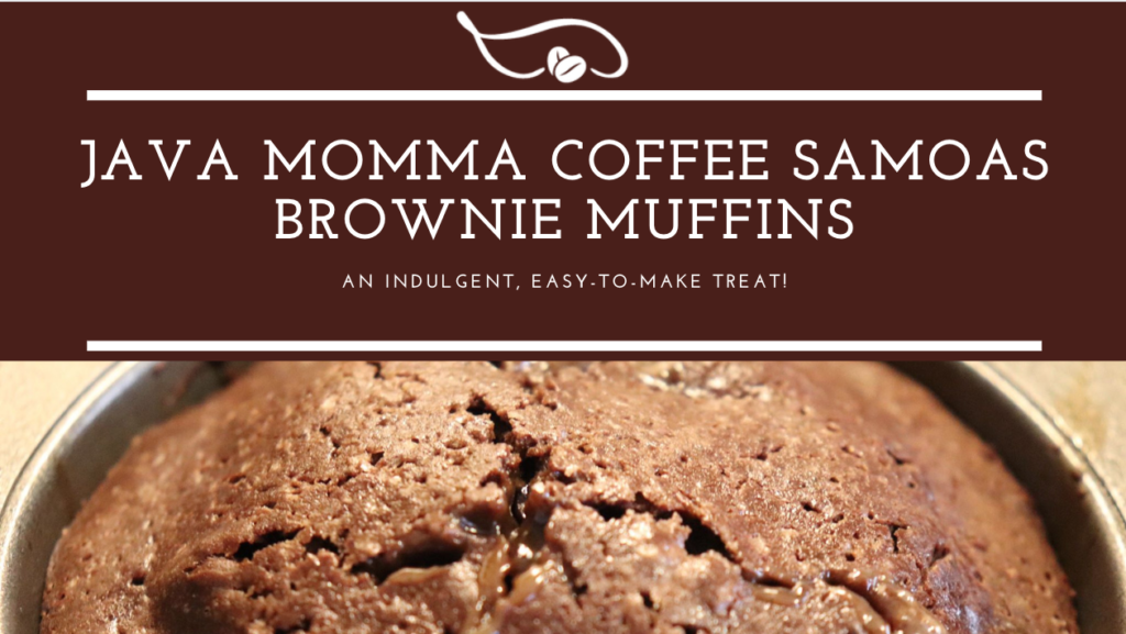 coffee and samoa cookie brownie muffins
