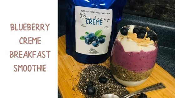 Blueberry Breakfast Smoothie with Java Momma