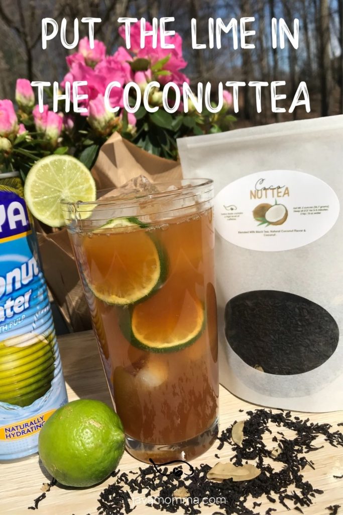 steep coconut tea in coconut water for the ultimate treat
